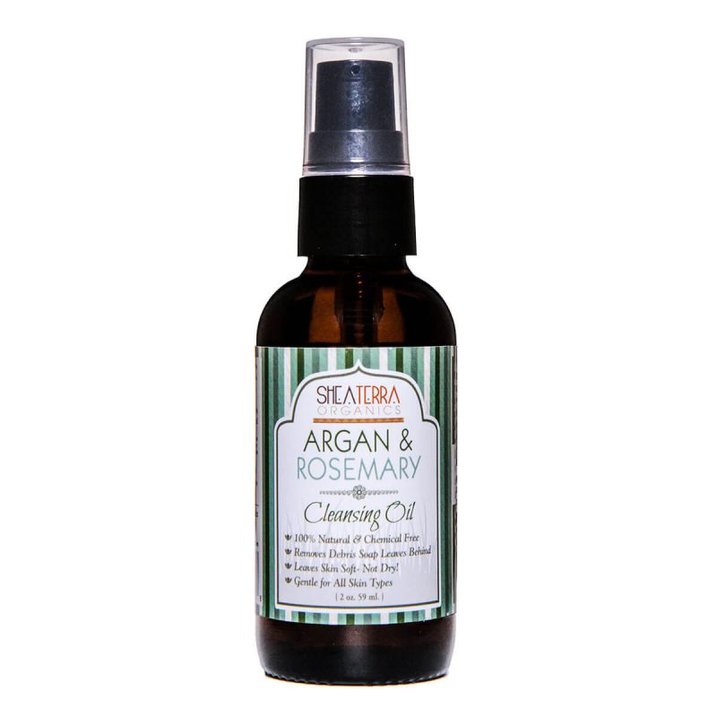 Argan & Rosemary Facial Cleansing Oil Shea Terra